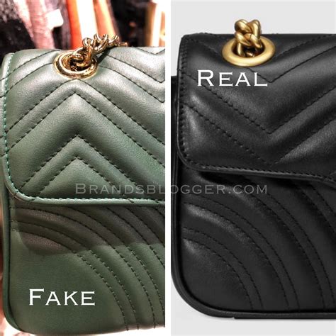 cintura gucci marmont falsa|how to check gucci marmont bag.